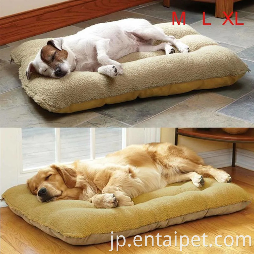 豪華なペットベッドマットレス犬猫クッション枕マット